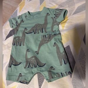 Carters baby boy Dino romper 9M